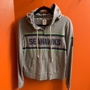 Victoria Secret Seahawks Zip Up Hoodie